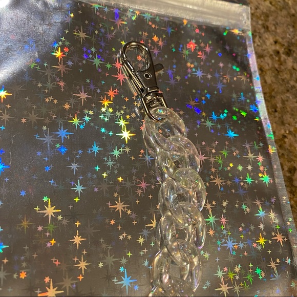 Iridescent Bear Chain Bag Charm - Picture 10 of 11